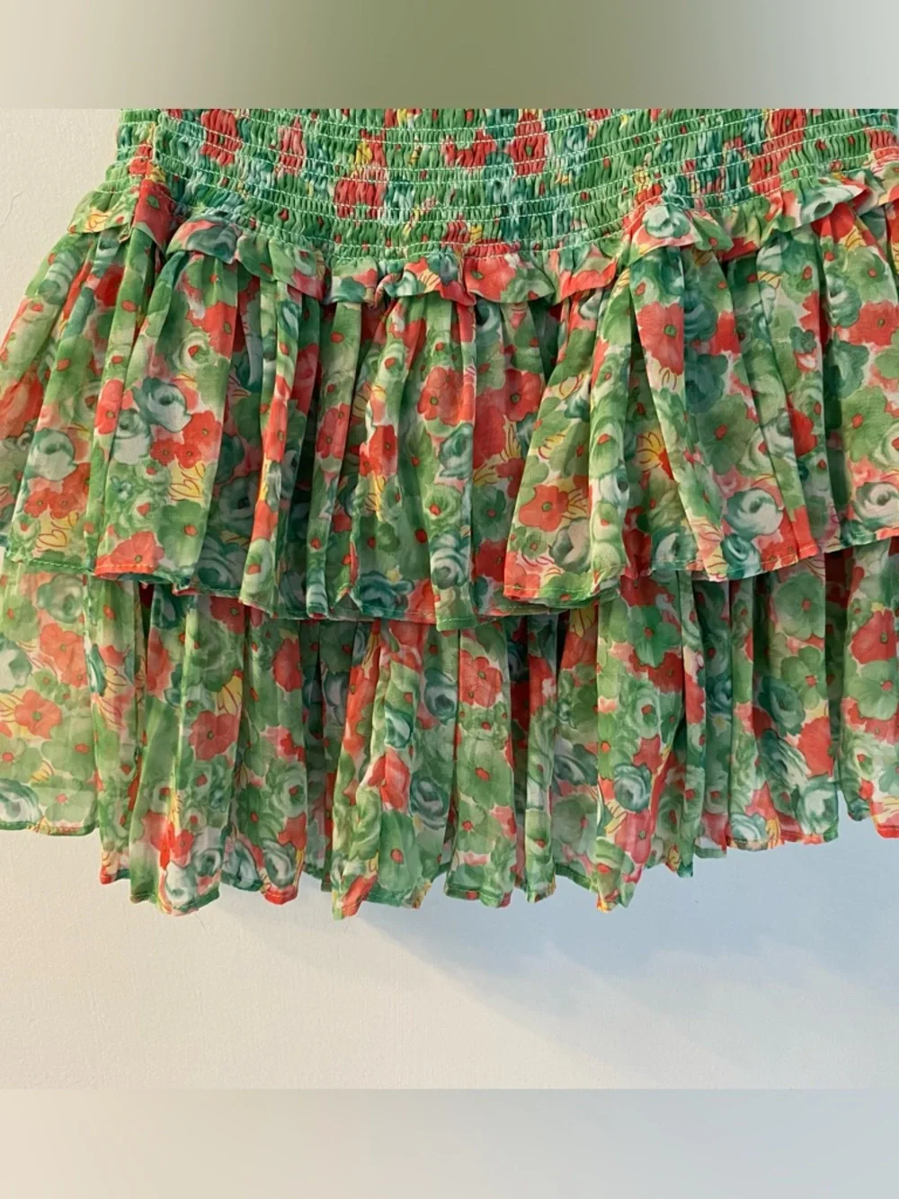 Reset Shanae Smocked Skirt Size S